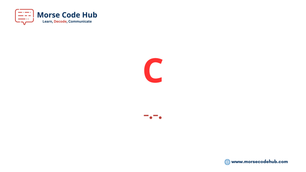 c in morse code
